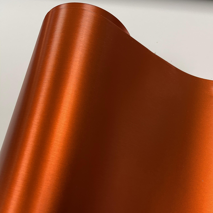 Air Bubble Wrap Roll Packaging - Rouleau d'enveloppe en vinyle métallique brossé