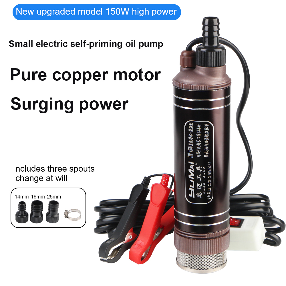 Mini Peristaltic Pump 12V - Pompe à huile auto-amorçante haute puissance,