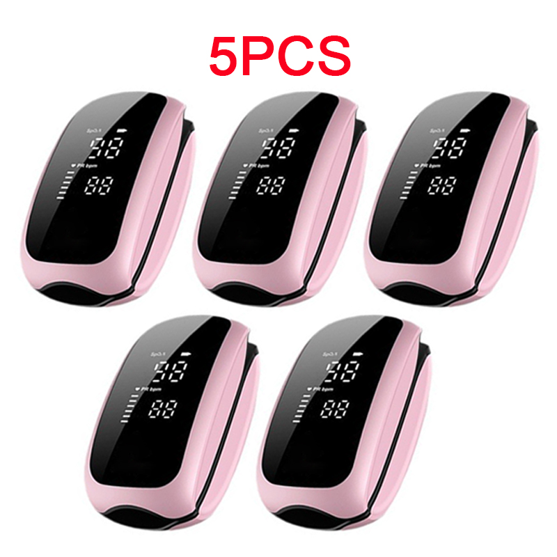 Pulse Oximeter Fingertip Rechargeable - Oxymètre médical rechargeable, sangle de fixation,