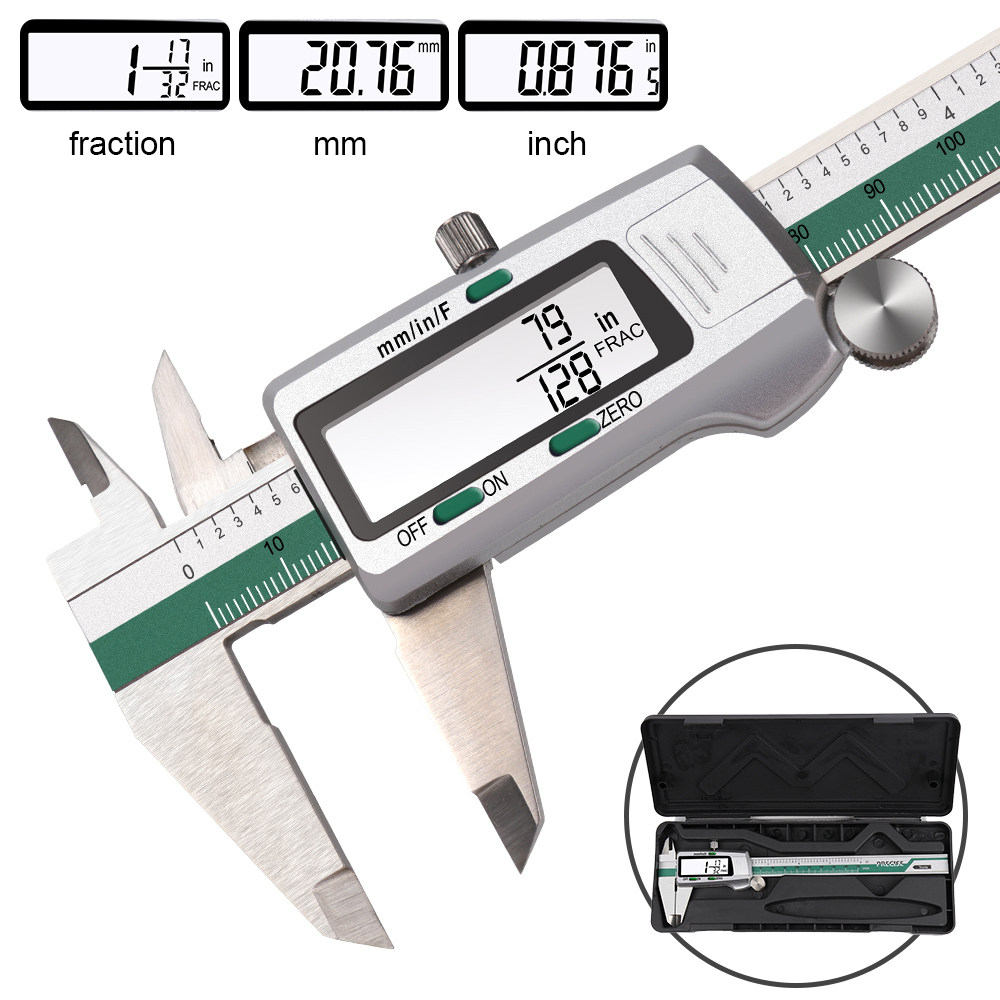 Digital Caliper 150Mm Stainless Steel - Pied à coulisse à affichage numérique