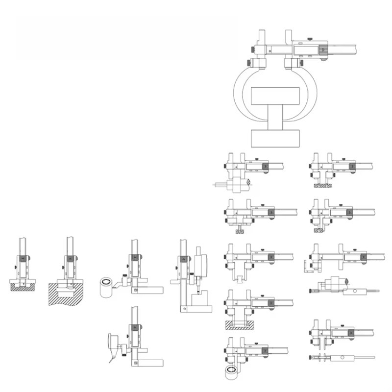 Digital Caliper 150Mm Stainless Steel - Dasqua acier inoxydable multifonction universel modifiable