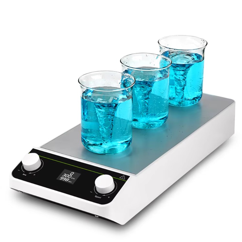 Lab Magnetic Stirrer Hot Plate - Agitateur magnétique de laboratoire multi-positions, plaque