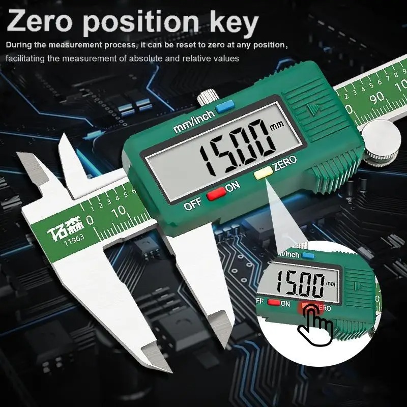 Digital Caliper 150Mm Stainless Steel - Pied à coulisse numérique de haute