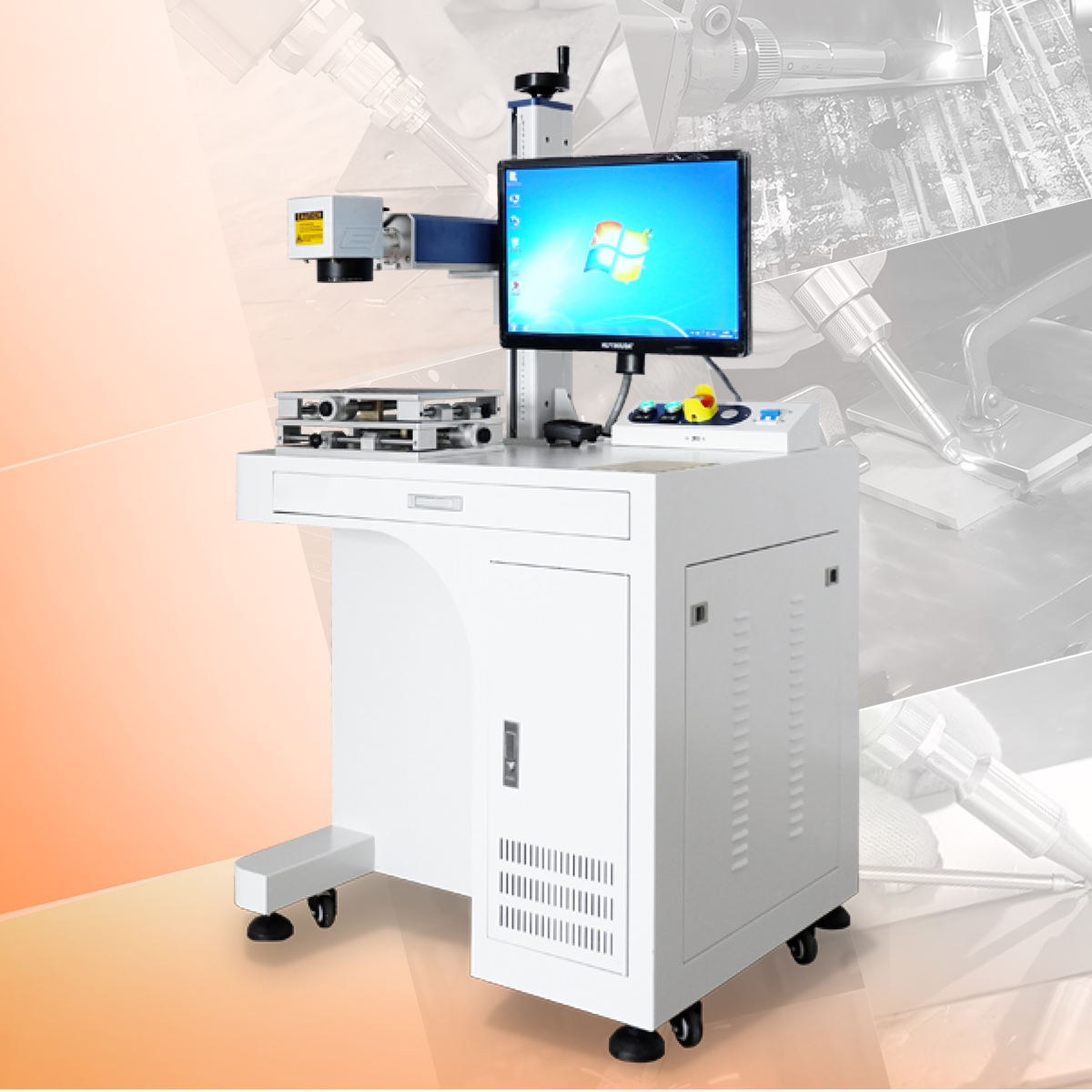 30W 50W 100W 3D Raycus Jpt Mop - Fiber Laser Marking Machine 30W avis et prix