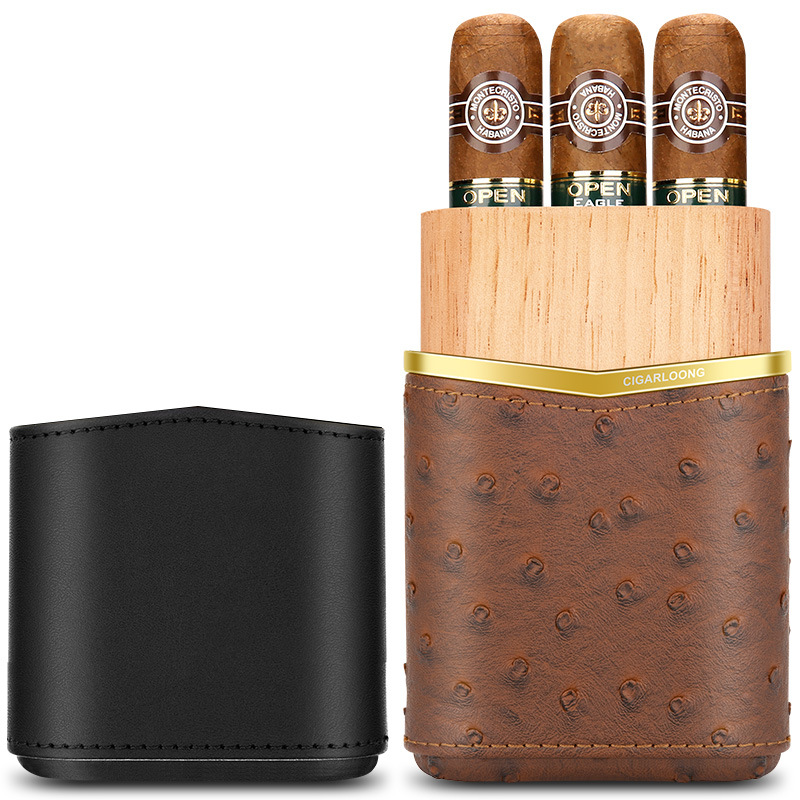 Étui à cigares en cuir ﻿   Boî - Packaging avis et prix