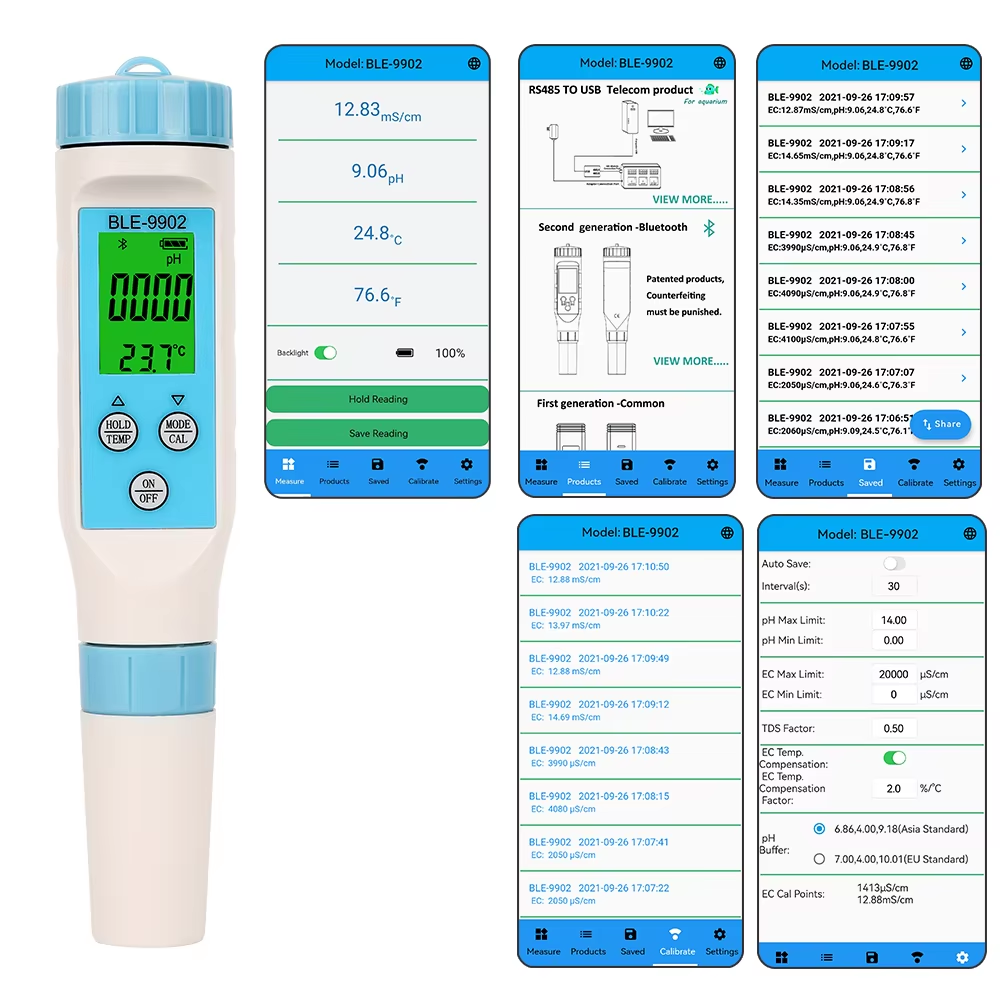 Testeur d'eau 3-en-1 pH/EC/tem - Ph Meter Digital Water Tester avis et prix