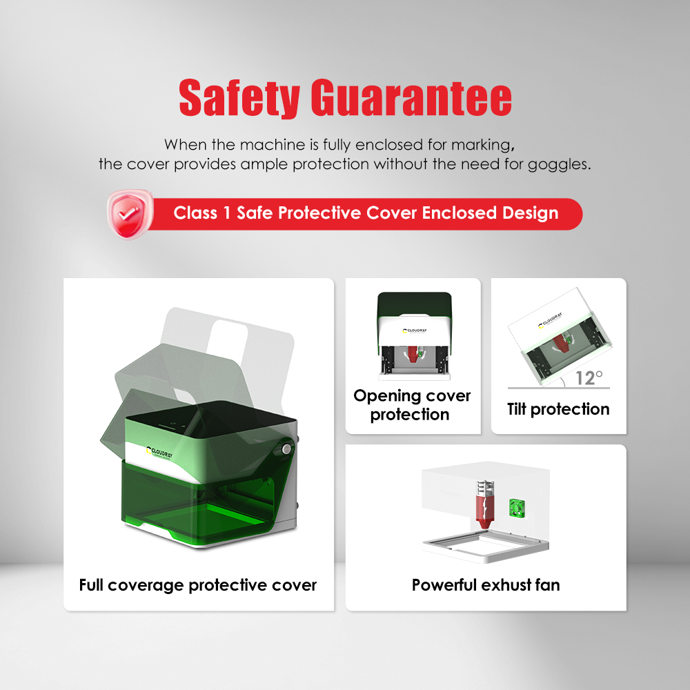 Cloudray 5000mw CNC Mini grave - Fiber Laser Marking Machine 30W avis et prix