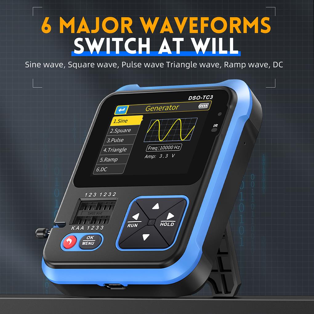 FNIRSI DSO-TC3 3 en 1 Mini Dét - Fnirsi Digital Oscilloscope Handheld avis et prix